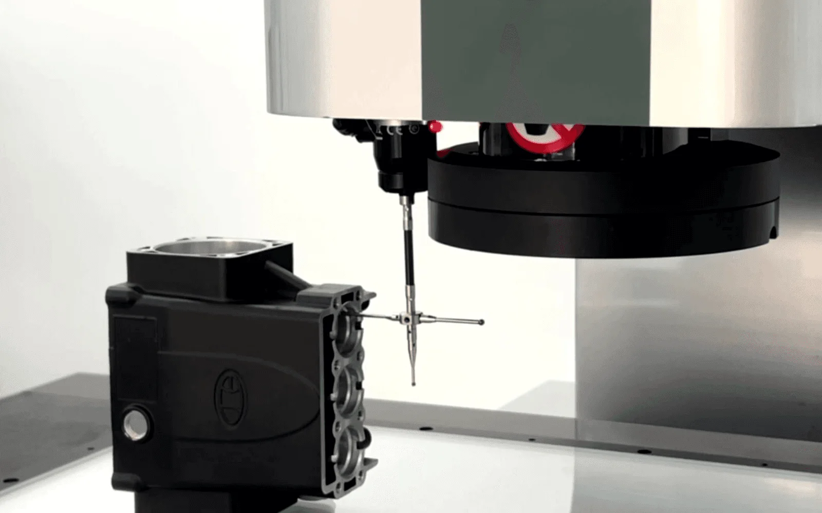 CMM application visual for parts that require contact probing